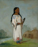 Seet-S-Be-A Midday Sun une jolie fille - George Catlin — vy av konstverket