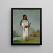 Seet-S-Be-A Midday Sun une jolie fille - George Catlin — inramlat konstverk på väggen