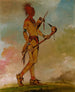 Shin-Ga-Ws-Sa Bel Oiseau - George Catlin — vy av konstverket