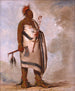 Tchong-Tas-Sb-Bee Chien Noir Deuxième Chef - George Catlin — vy av konstverket