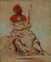 Te-Ah-Ke-Ra-Le-Re-Coo Le Cheyenne, en Pawnee republikansk - George Catlin — vy av konstverket