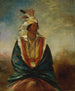 Tel-Maz-H-Za, en distinkt krigare - George Catlin — vy av konstverket