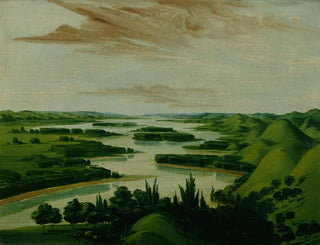 George Catlin - View From Floyds Grave 1300 Miles Above St Louis.webp