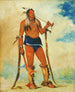 WahCheeHhsKa L'homme qui met tout à l'extérieur - George Catlin — vy av konstverket