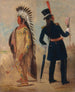 WiJnJon Pigeons Egg Head La lumière allant et revenant de Washington - George Catlin — vy av konstverket