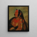 Pigeons de WiJnJon Egg Head The Light, un jeune guerrier distingué - George Catlin — inramlat konstverk på väggen