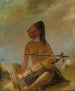 kvinna och barn som visar hur barns huvuden är platta - George Catlin — vy av konstverket