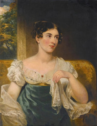 George Clint - Portrait Of The Irish Actress Harriett Constance Smithson.webp