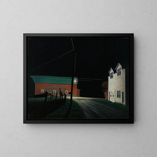George Copeland Ault - Bright Light at Russells Corners.webp