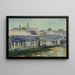 Le Quai de Provincetown - George Copeland Ault — inramlat konstverk på väggen