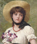 med Vårflicka - George Dunlop Leslie — vy av konstverket