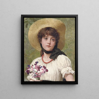 George Dunlop Leslie - Sweetpeas.webp