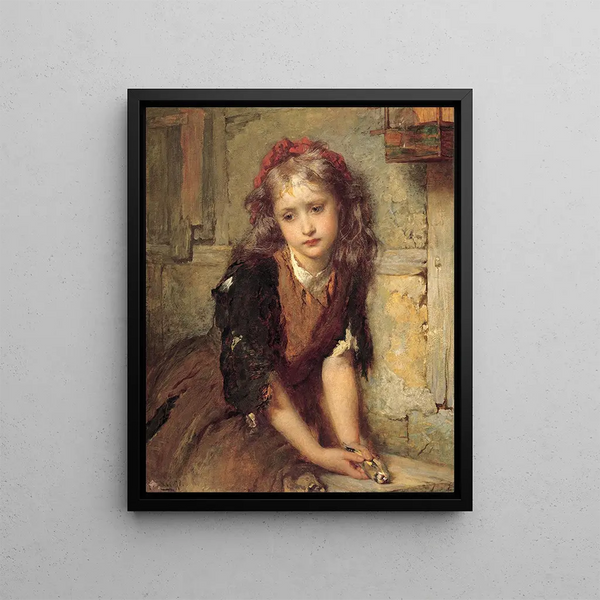 George Elgar Hicks - The dead goldfinch All that was left to love.webp