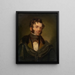 Porträtt av William Smith O'Brien 1803-1864 Ung irländare - George Francis Mulvany — inramlat konstverk på väggen