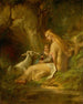 Sainte Geneviève de Brabant dans la forêt - George Frederick Bensell — vy av konstverket