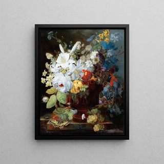 George Frederik Ziesel - Still Life With Flowers.webp