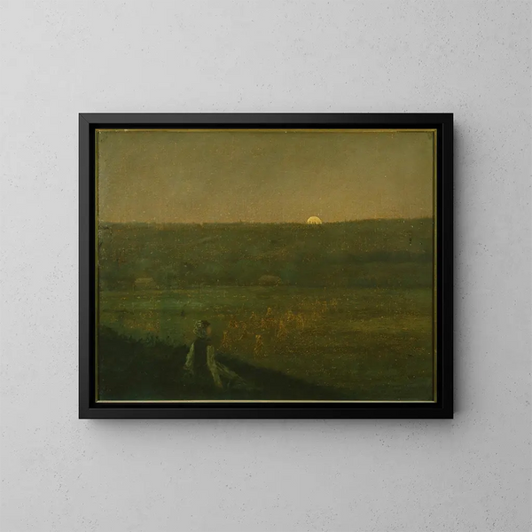 Lever de lune - George Fuller — inramlat konstverk på väggen