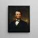 Abraham Lincoln - George H. Story — inramlat konstverk på väggen