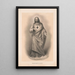 Sacré-Cœur de Jésus - George H Walker Co — inramlat konstverk på väggen