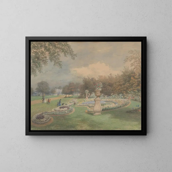 Parc des Régents - George Harvey — inramlat konstverk på väggen