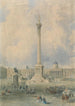 Trafalgar Square - George Hawkins — vy av konstverket