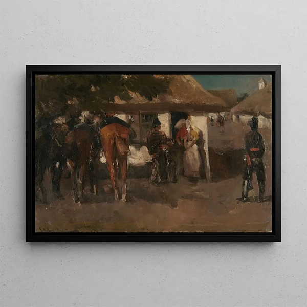 George Hendrik Breitner - Billeting the Troops.webp