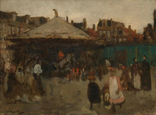 George Hendrik Breitner - Kermis op het Haarlemmerplein.webp