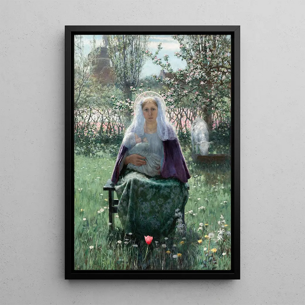 George Hitchcock - The Blessed Mother.webp