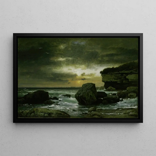 En marin - George Inness — inramlat konstverk på väggen