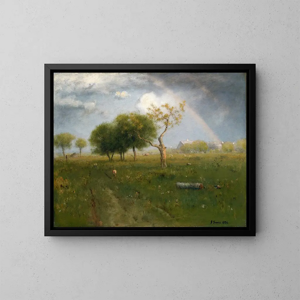Efter en sommarregnskur - George Inness — inramlat konstverk på väggen