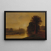 Prairies d'automne - George Inness — inramlat konstverk på väggen