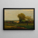 nära den gamla akvedukten, Campagna, Italien - George Inness — inramlat konstverk på väggen