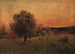 kor i ett fält - George Inness — vy av konstverket
