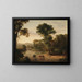 La Traversée du gué - George Inness — inramlat konstverk på väggen