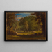 Terre des elfes - George Inness — inramlat konstverk på väggen