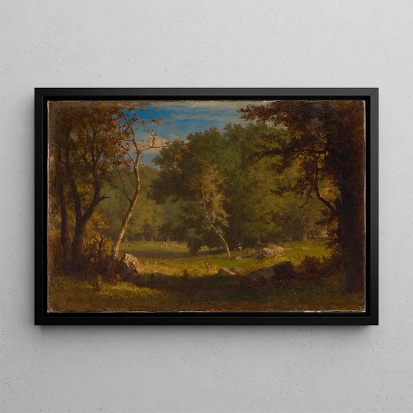 Terre des elfes - George Inness — inramlat konstverk på väggen