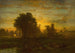 en gård vid skymningen - George Inness — vy av konstverket