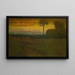 Landskap Kvällslandskap - George Inness — inramlat konstverk på väggen