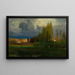 Studie av landskap - George Inness — inramlat konstverk på väggen