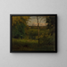 Vy över floden - George Inness — inramlat konstverk på väggen
