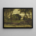 Medfield Massachusetts En gård i Medfield - George Inness — inramlat konstverk på väggen