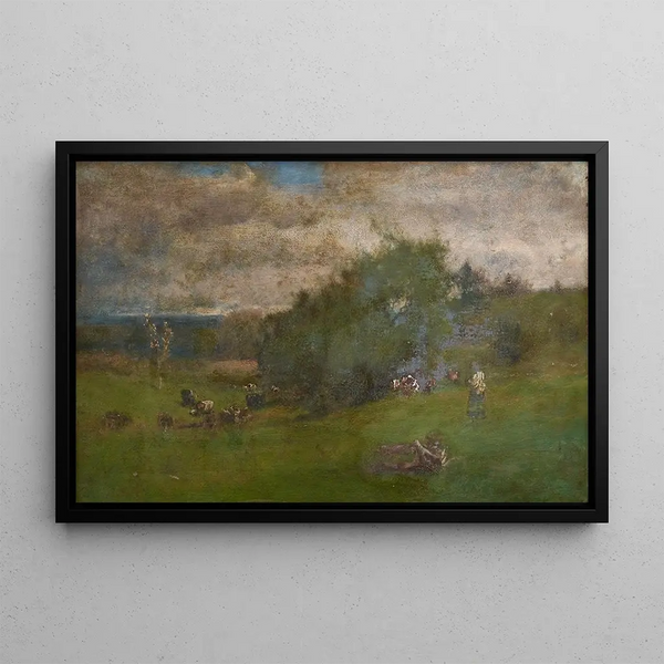 Montclair - George Inness — inramlat konstverk på väggen