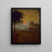 Lever de lune - George Inness — inramlat konstverk på väggen
