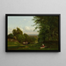nära Leeds, New York - George Inness — inramlat konstverk på väggen