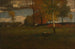 nära byn i oktober - George Inness — vy av konstverket