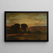 Fred och överflöd - George Inness — inramlat konstverk på väggen