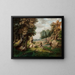 Le rocher de Dell près du village - George Inness — inramlat konstverk på väggen