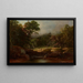 Ruisseau dans les montagnes - George Inness — inramlat konstverk på väggen