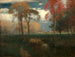 en solig höstdag - George Inness — vy av konstverket