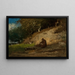 L'Ermite - George Inness — inramlat konstverk på väggen